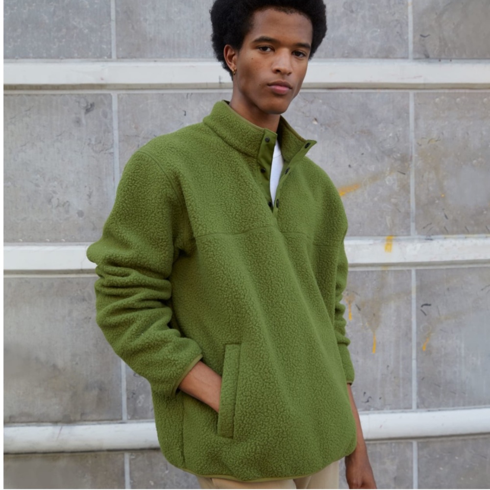 Everlane ReNew pullover fleece size L